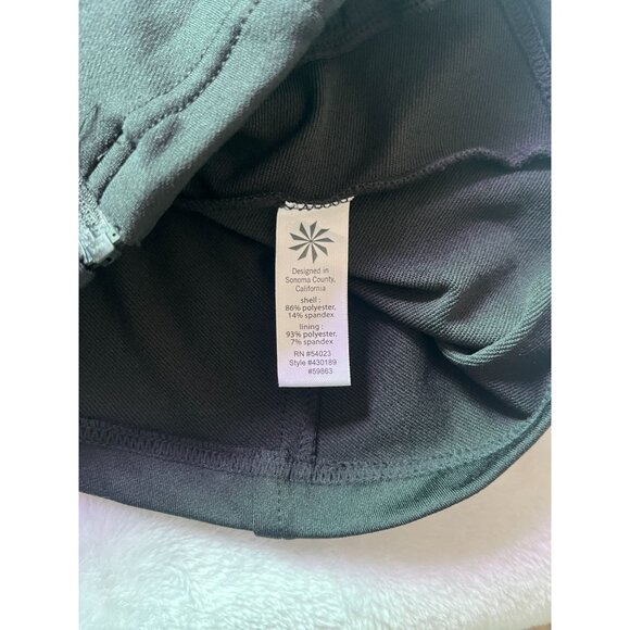 Athleta Womens Love Jacket Full-Zip Vented Back Thumb Holes Black XS Stretch - Picture 9 of 11